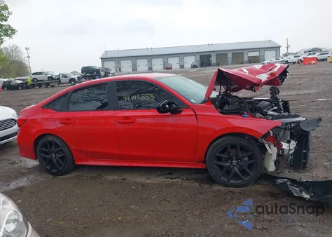 2023 Honda Civic Sport z USA, uszkodzony, nr VIN 2HGFE2F52PH523053